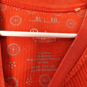 Orange Clemson sweatshirt